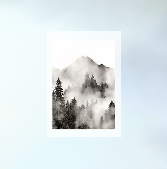 ウィスパーリングベールのアートポスター原画のみ設置イメージ