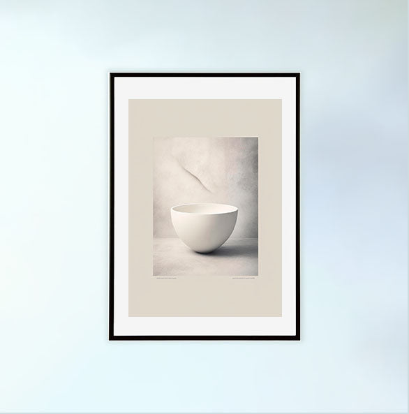 ウィスパーリングベールのアートポスター黒フレームあり