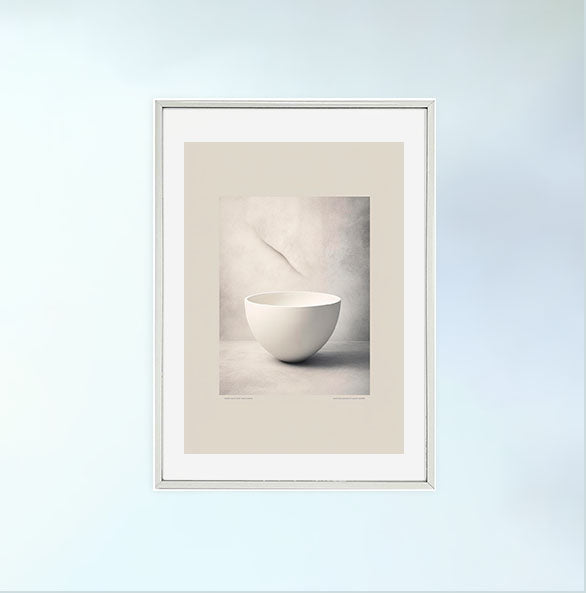 ウィスパーリングベールのアートポスター銀フレームあり