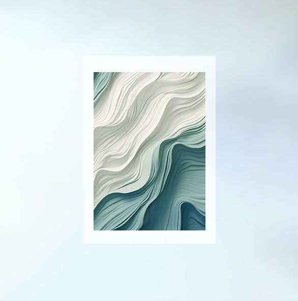 ウィスパーズ・オブ・トランキュリティのアートポスター原画のみ設置イメージ