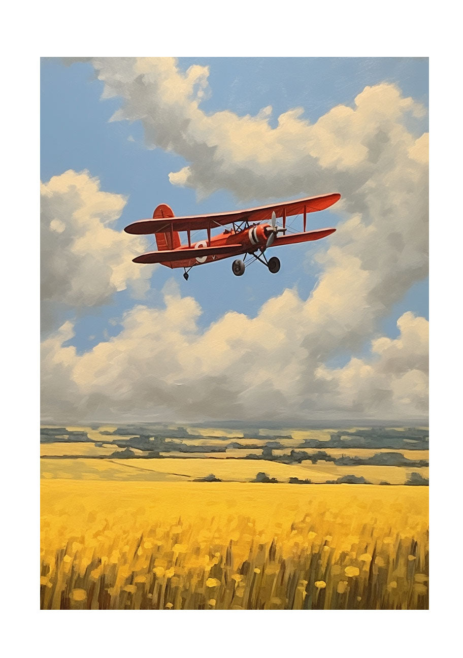 飛行機のアートポスター原画のみ