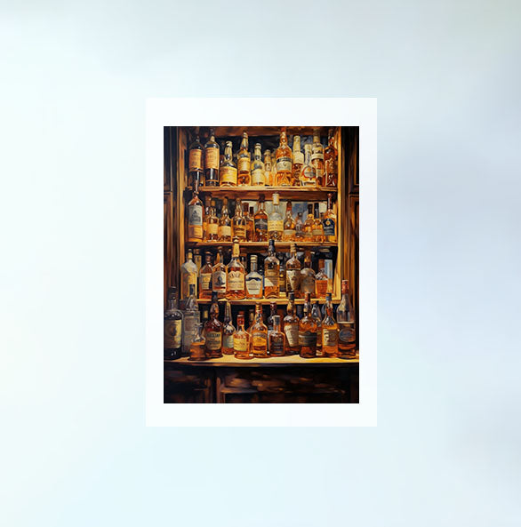 酒のアートポスター原画のみ設置イメージ