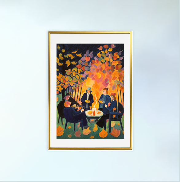 酒のアートポスター金フレームあり