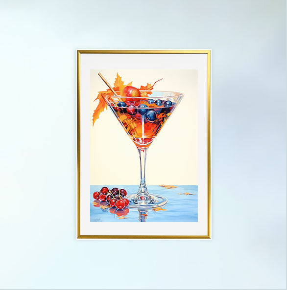 酒のアートポスター金フレームあり