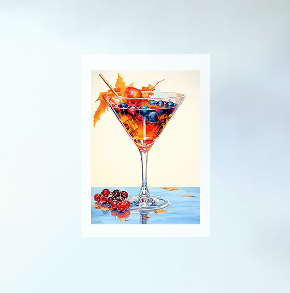 酒のアートポスター原画のみ設置イメージ