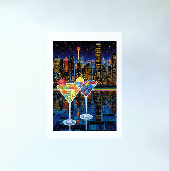 酒のアートポスター原画のみ設置イメージ