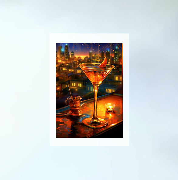 酒のアートポスター原画のみ設置イメージ