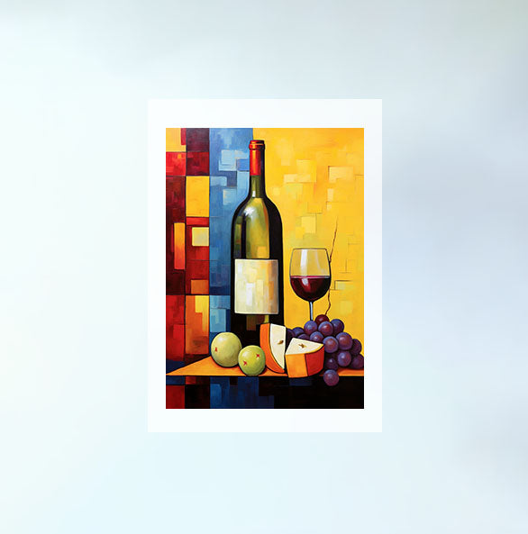 酒のアートポスター原画のみ設置イメージ