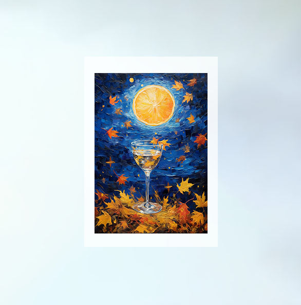 酒のアートポスター原画のみ設置イメージ