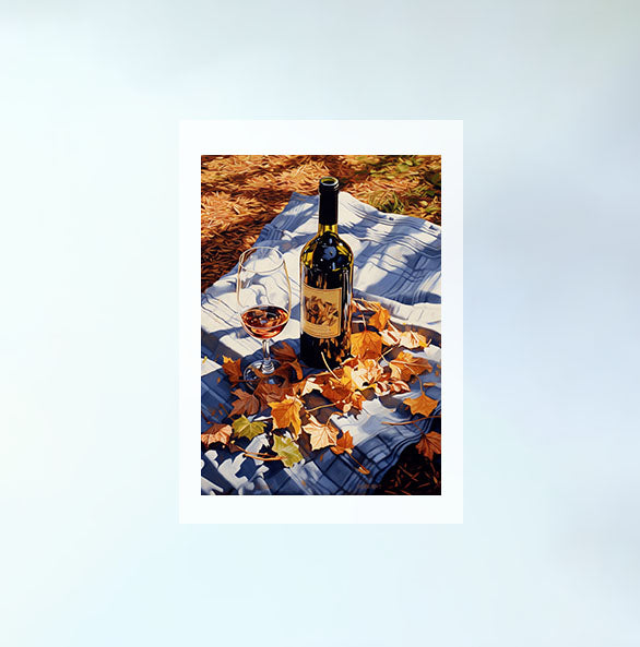 酒のアートポスター原画のみ設置イメージ
