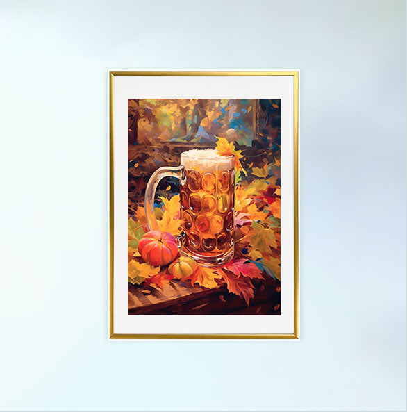 酒のアートポスター金フレームあり