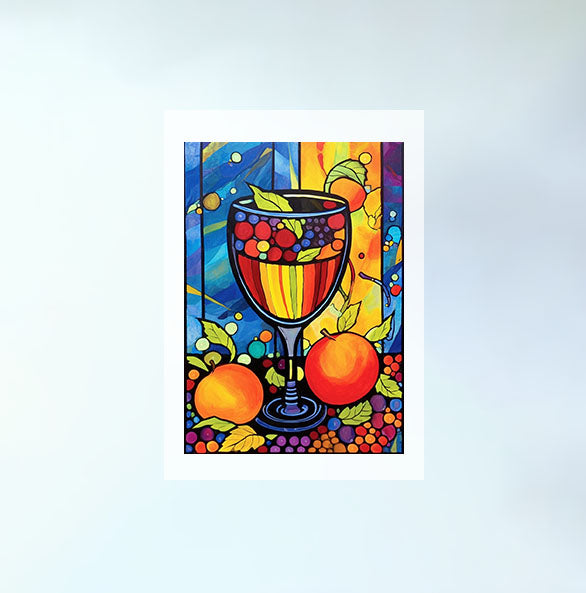 酒のアートポスター原画のみ設置イメージ