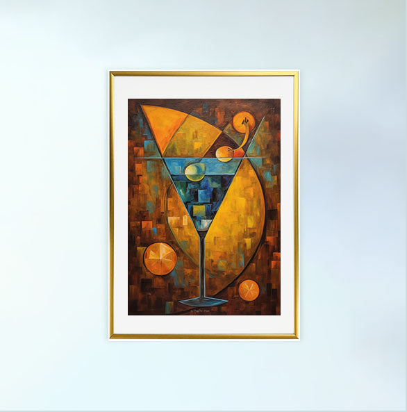 酒のアートポスター金フレームあり