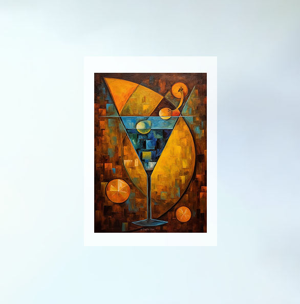 酒のアートポスター原画のみ設置イメージ