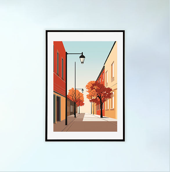 オルタナティブのアートポスター黒フレームあり