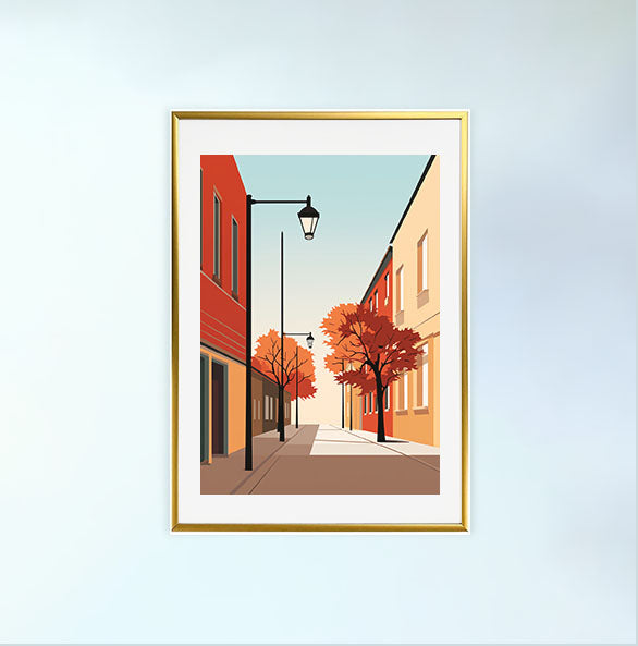 オルタナティブのアートポスター金フレームあり