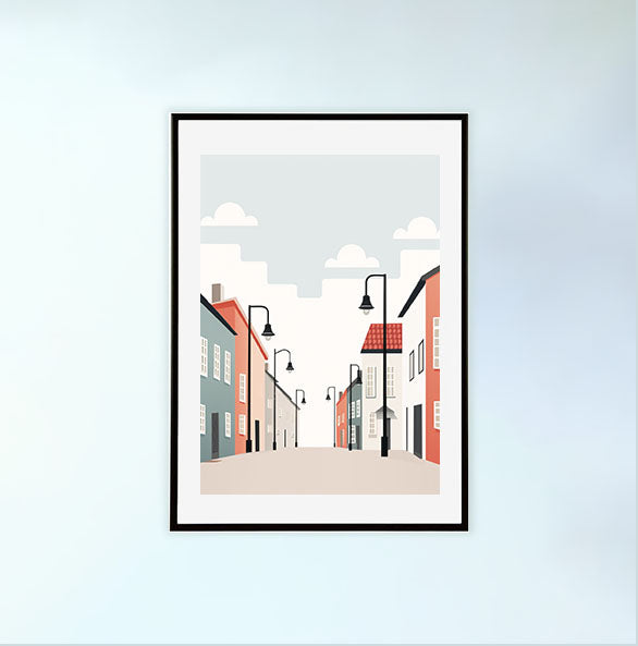 オルタナティブのアートポスター黒フレームあり