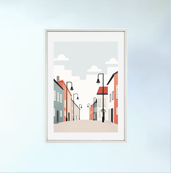 オルタナティブのアートポスター銀フレームあり