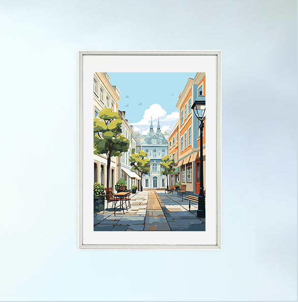 オルタナティブのアートポスター銀フレームあり