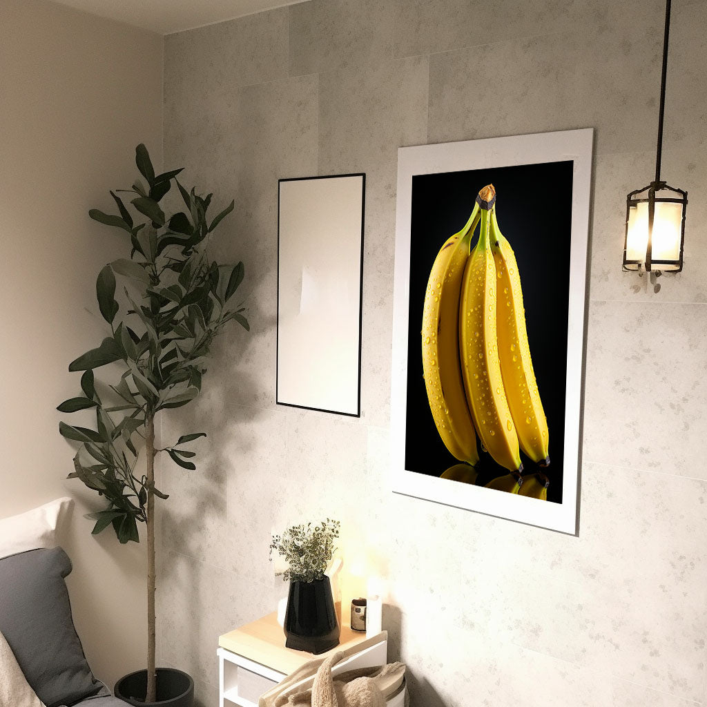 バドミントンのアートポスター:badminton_7dcd / スポーツ・フィットネス__のポスター画像廊下に設置したイメージ