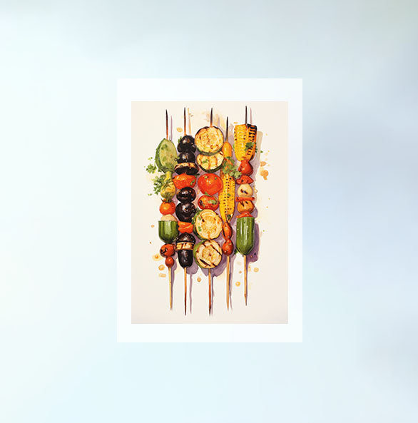 bbqのアートポスター原画のみ設置イメージ