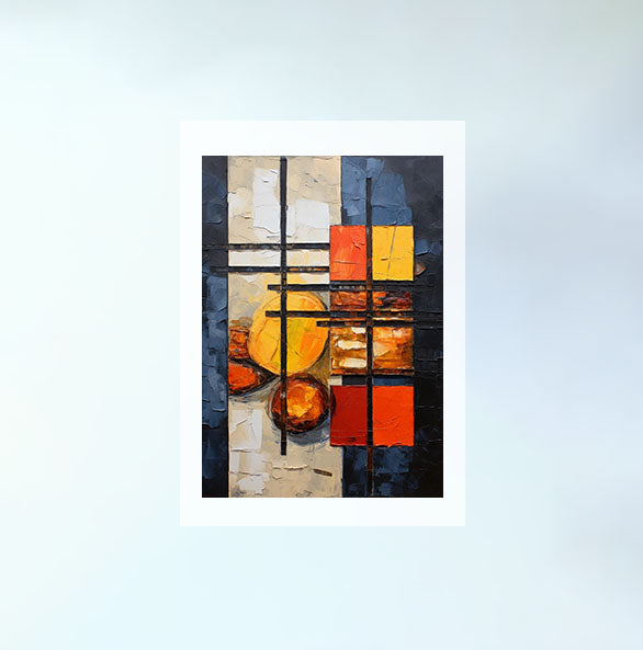 bbqのアートポスター原画のみ設置イメージ