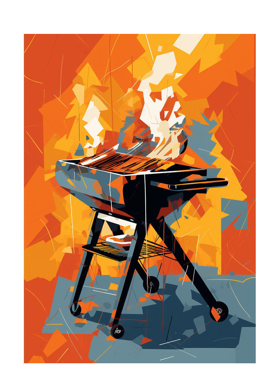 bbqのアートポスター原画のみ