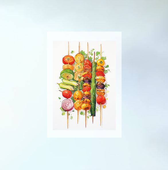 bbqのアートポスター原画のみ設置イメージ