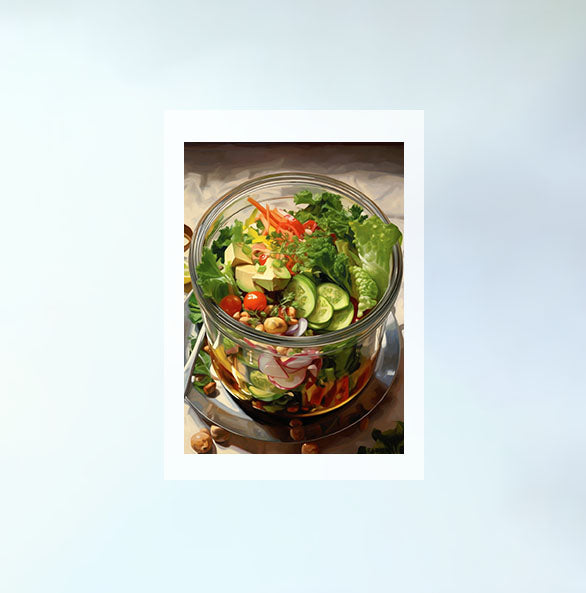 お弁当のアートポスター原画のみ設置イメージ