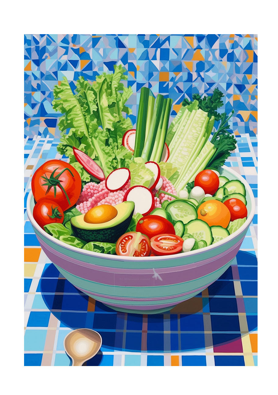お弁当のアートポスター原画のみ