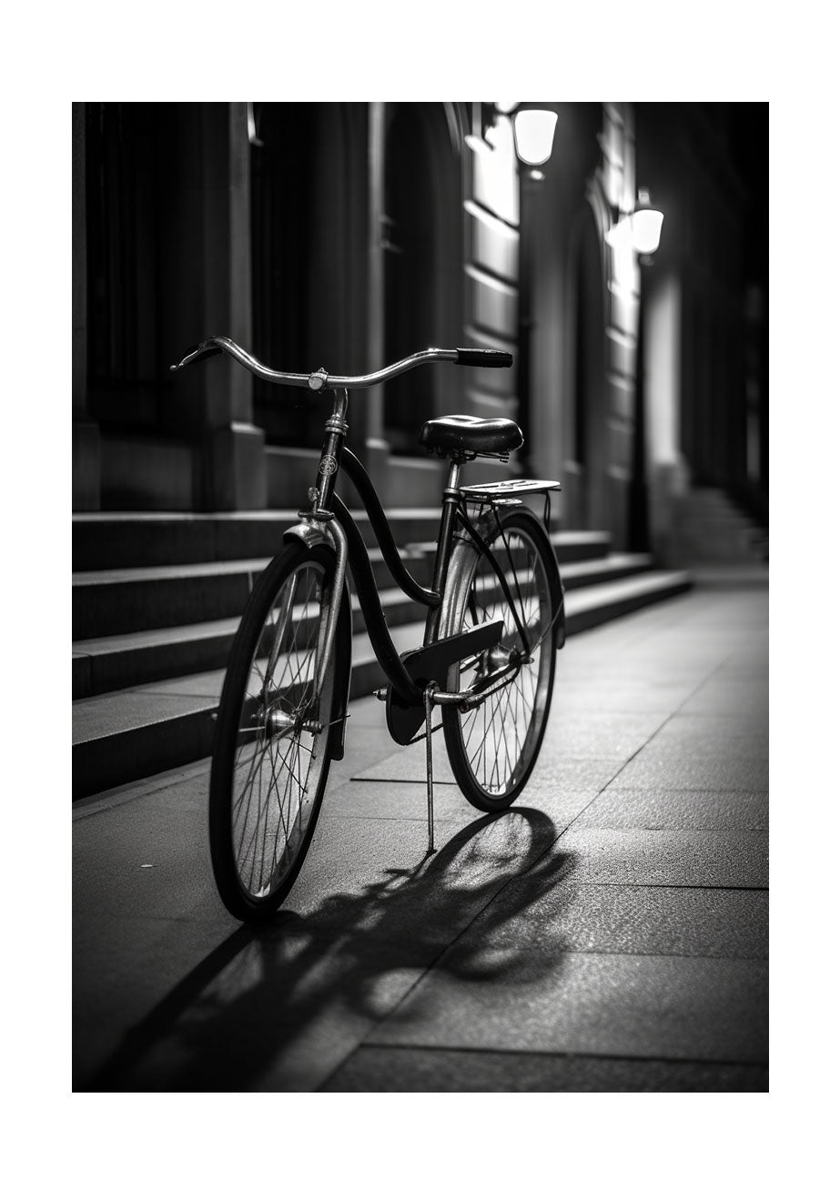 自転車のアートポスター原画のみ