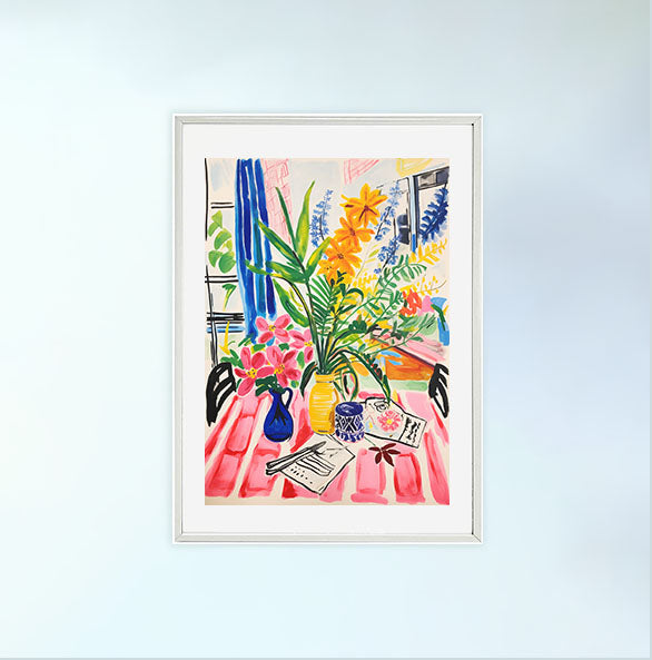 ボタニカルのアートポスター:botanical_1012 / 植物__のポスター画像白いフレーム