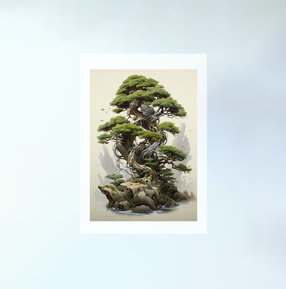 ボタニカルのアートポスター:botanical_5e72 / 植物__のポスター画像フレーム無しの設置イメージ