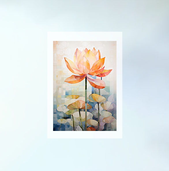 ボタニカルのアートポスター:botanical_6da4 / 植物__のポスター画像フレーム無しの設置イメージ