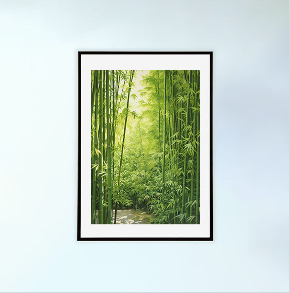 ボタニカルのアートポスター:botanical_9363 / 植物__のポスター画像黒色のフレームイメージ