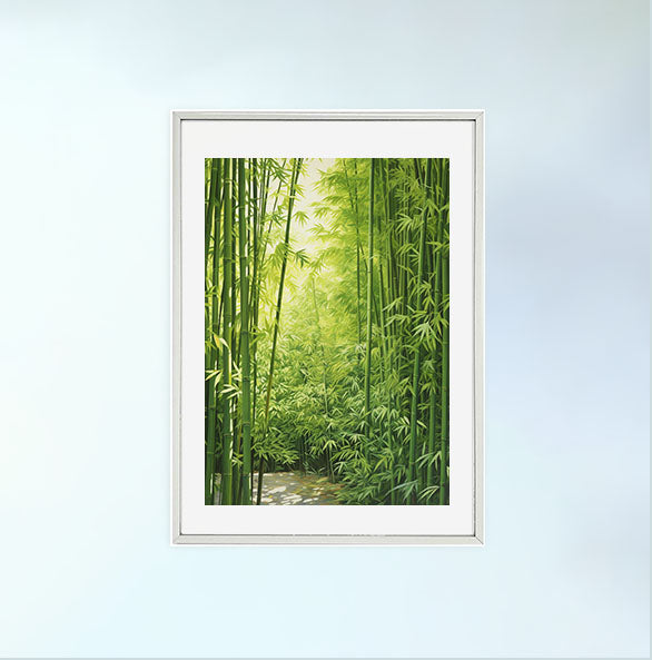 ボタニカルのアートポスター:botanical_9363 / 植物__のポスター画像銀色のフレームイメージ