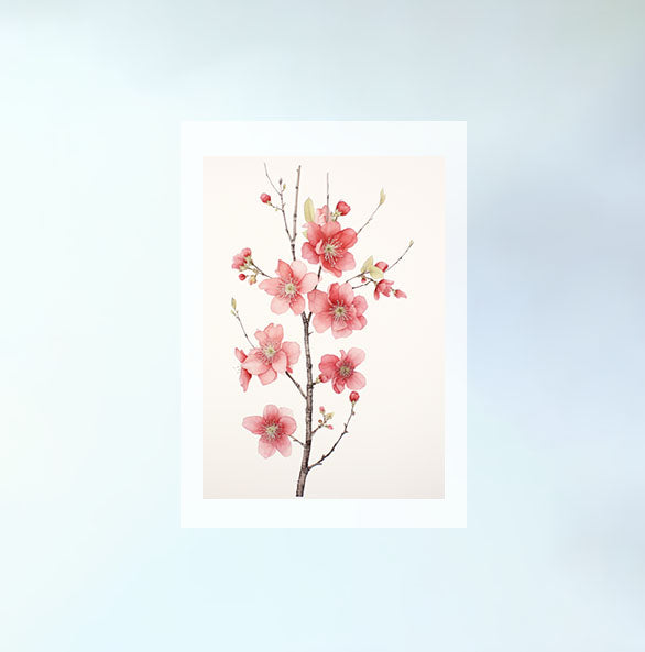 ボタニカルのアートポスター:botanical_9f58 / 植物__のポスター画像フレーム無しの設置イメージ