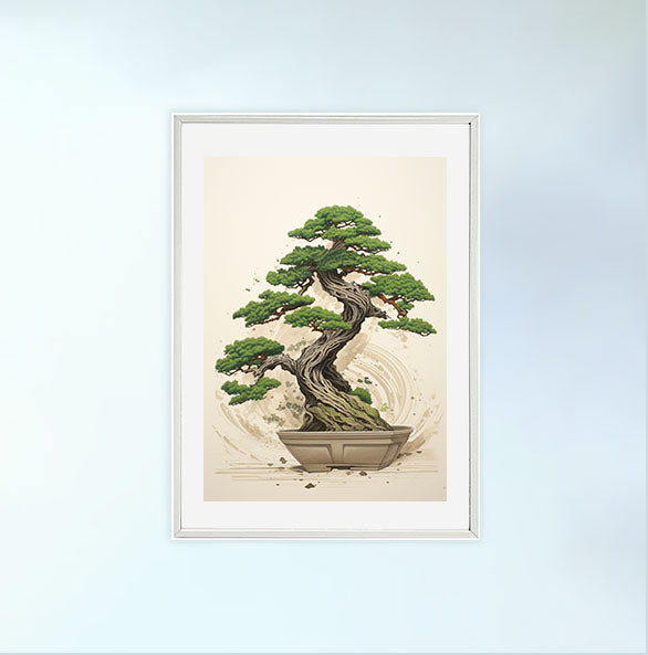 ボタニカルのアートポスター:botanical_c40a / 植物__のポスター画像白いフレーム