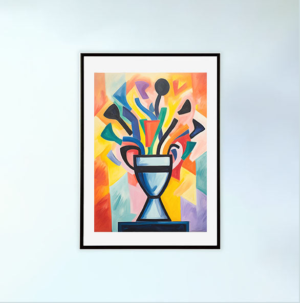 ボウリングのアートポスター:bowling_ca49 / スポーツ・フィットネス__のポスター画像黒色のフレームイメージ