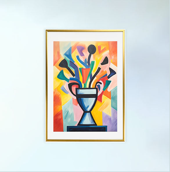 ボウリングのアートポスター:bowling_ca49 / スポーツ・フィットネス__のポスター画像金色のフレームイメージ