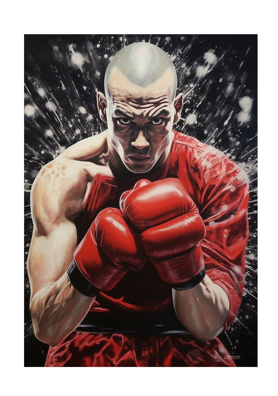 ボクシングのアートポスター:boxing_f680 通販