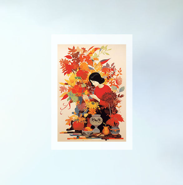 パンのアートポスター原画のみ設置イメージ