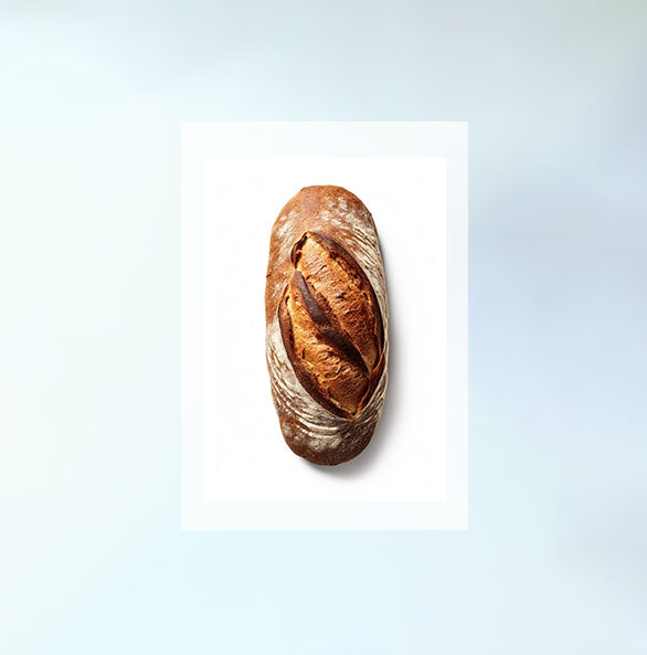 パンのアートポスター原画のみ設置イメージ
