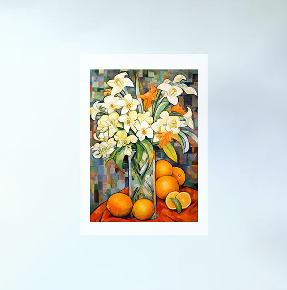 パンのアートポスター原画のみ設置イメージ