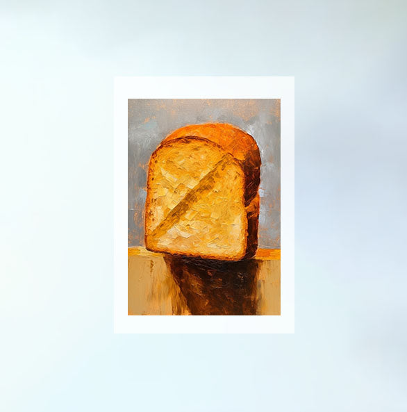 パンのアートポスター原画のみ設置イメージ