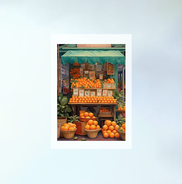 パンのアートポスター原画のみ設置イメージ