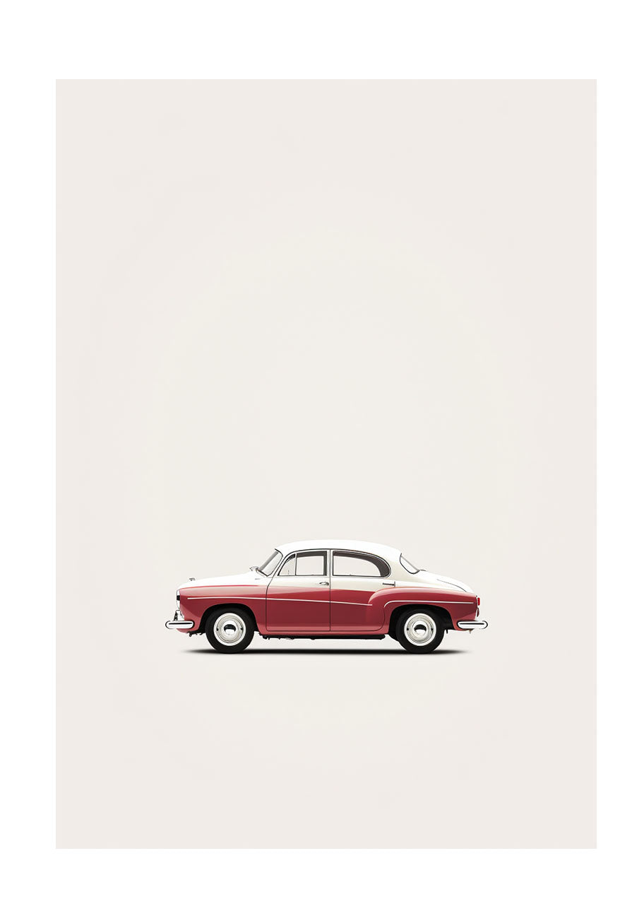 車のアートポスター原画のみ