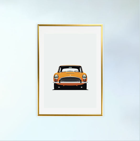 車のアートポスター金フレームあり