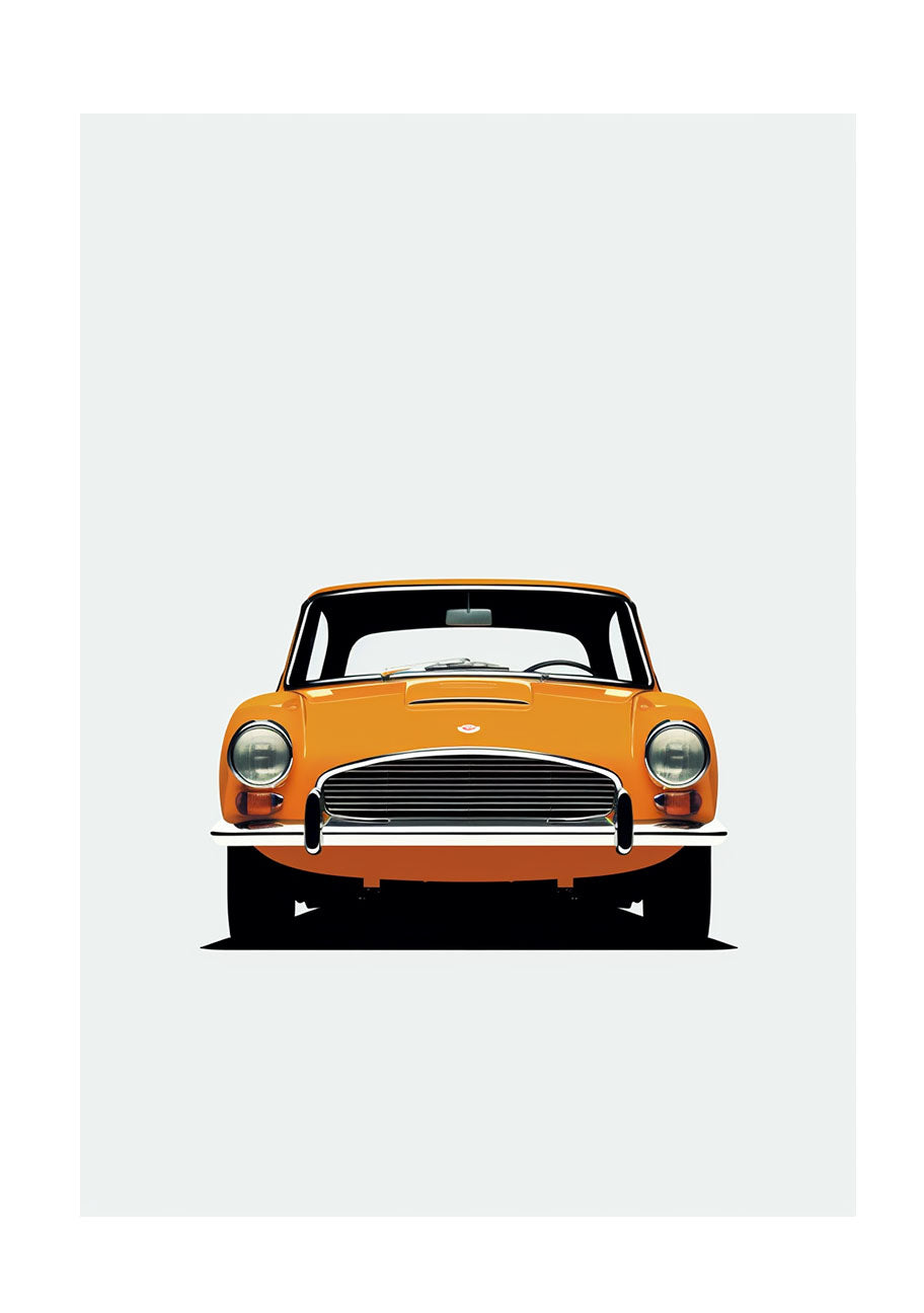 車のアートポスター原画のみ