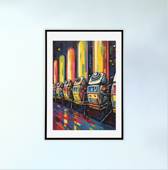 カジノのアートポスター黒フレームあり